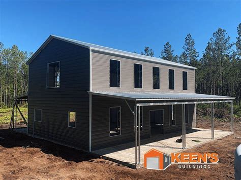 2 story metal building house|2 story steel home kits.